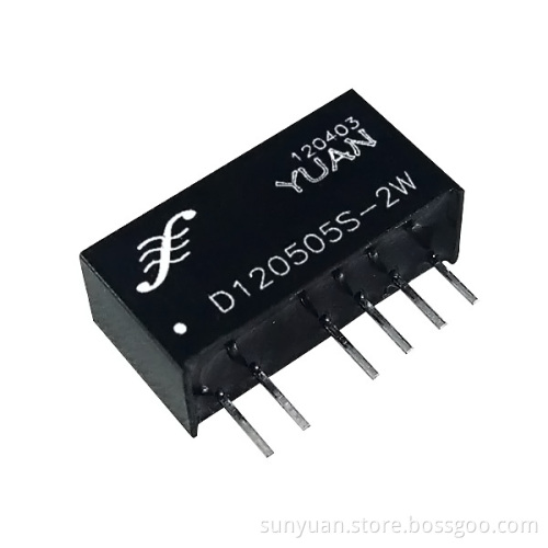 2W-3W Fixed Input, Dual Output DC to DC Converter